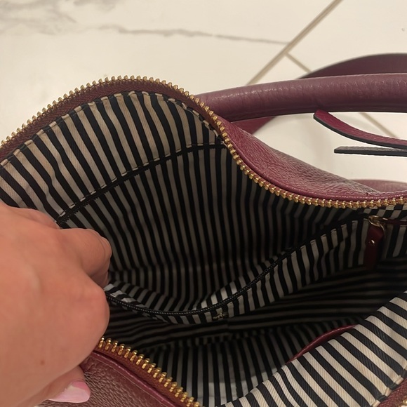 Kate Spade Cobble Hill Small Ella - Merlot - Picture 16 of 17